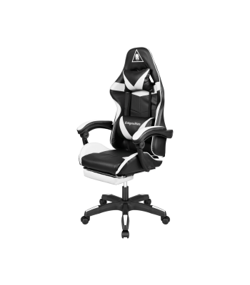Žaidimų kėdė, juodos ir baltos spalvos, Kruger&Matz GX-150