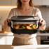 Karšto oro gruzdintuvė TEESA GLASS AIR FRYER, 1,5 L, 4 L, 1500 W