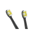 Dantų šepetėlio galvutės, minkštos, 2 vnt., TEESA SONIC BLACK