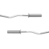 Lenktas olimpinis grifas Rebel Active 50 mm 120 cm 6 kg RBA-2205