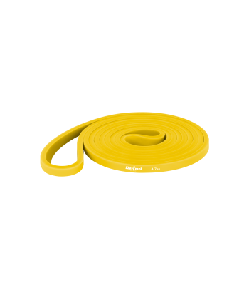 Lateksinė treniruočių guma REBEL ACTIVE Power Band, geltona, PL-1, 4–7 kg