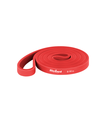 Lateksinė treniruočių guma Rebel Active Power Band, raudona – PL-2, 6–14 kg