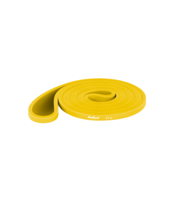 Guminė treniruočių juosta, geltona, REBEL ACTIVE Power Band PT-1, TPE, 4–7 kg