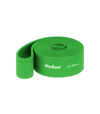 Guma mankštai TPE REBEL ACTIVE „Power Band“, žalia, PT-5, 23–55 kg