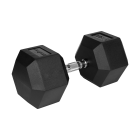 Gumuotas ketaus hantelis HEX REBEL ACTIVE 37,5 kg