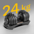 Reguliuojamas automatinis ketaus hantelis Rebel Active RBA-2303 24 kg