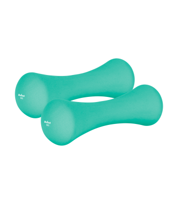 Neopreniniai ketaus hanteliai REBEL ACTIVE, 2 x 3 kg