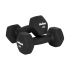 Ketaus neopreniniai hanteliai, REBEL ACTIVE HEX, 2 x 6 kg