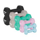 Ketaus neopreninių hantelių rinkinys REBEL ACTIVE HEX – 30 kg (2x1kg+2x2kg+2x3kg+2x4kg+2x5kg)