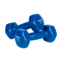 Ketaus hanteliai su viniline danga HEX, REBEL ACTIVE, 2 x 1,5 kg