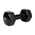 Viniliniai ketaus hanteliai HEX REBEL ACTIVE, 2 x 9 kg
