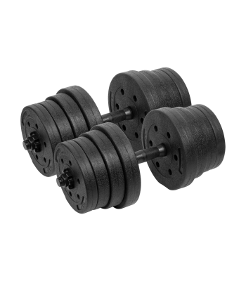 Reguliuojami bituminiai hanteliai Rebel Active RBA-2328-15, 2 x 15 kg