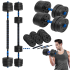 Reguliuojami bituminiai hanteliai su jungtimi Rebel Active RB-2300, 2 x 10 kg