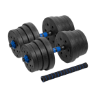 Reguliuojami bituminiai hanteliai su jungtimi Rebel Active, 2 x 15 kg