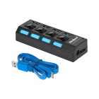 USB 3.0 4 prievadų šakotuvas Rebel