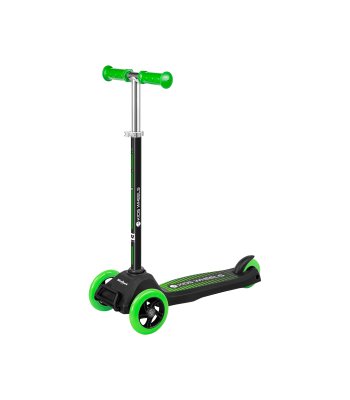Triratis paspirtukas REBEL KIDS WHEELS GREEN