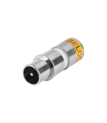 Kompresinė IECM jungtis RG6 kabeliui, Cabelcon, vyriška (kištukas), IECM-6-TD 4.9 TD, 1,02 mm