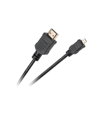 Kabelis su HDMI tipo A ir micro HDMI tipo D kištukais, 1.8m