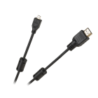 HDMI A tipo ir mikro HDMI D tipo kabelis Cabletech 1.8m