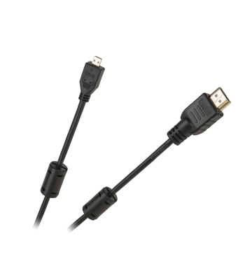 HDMI A tipo ir mikro HDMI D tipo kabelis Cabletech 1.8m