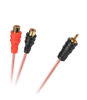 Jungiamasis kabelis, 1 RCA kištukas – 2 RCA lizdai, 0.2m