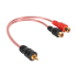 Jungiamasis kabelis, 1 RCA kištukas – 2 RCA lizdai, 0.2m