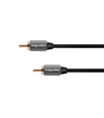 RCA kabelis Kruger&Matz 1RCA-1RCA 0.5 m