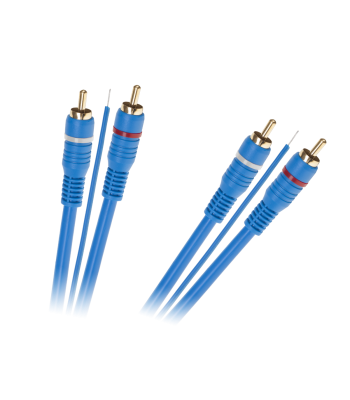 Kabelis 2 x RCA – 2 x RCA su valdymo gysla, 5 m