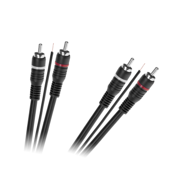 RCA kabelis su valdymo gysla, 2 x RCA–2 x RCA, 5 m