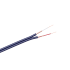 Kabelis, mėlynas, 2 x RCA-4mm