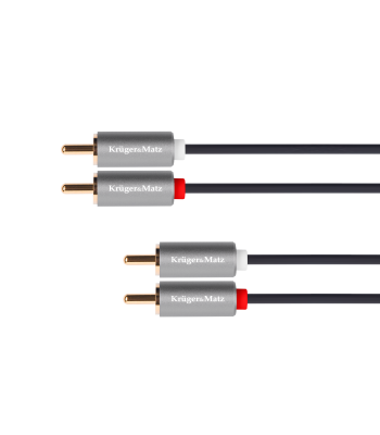 RCA garso kabelis Kruger&Matz Basic 2RCA–2RCA 5 m