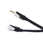 Stereo kabelis – Jack 3,5 mm kištukas–Jack 3,5 mm lizdas, Cabletech Basic Edition, 1.8m