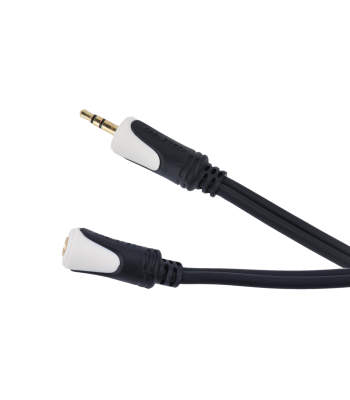 Stereo kabelis – Jack 3,5 mm kištukas–Jack 3,5 mm lizdas, Cabletech Basic Edition, 1.8m