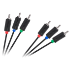 Komponentinis kabelis Cabletech standard 3RCA-3RCA, 1.8m
