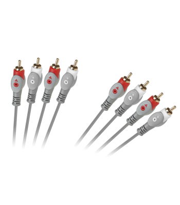 Jungiamasis kabelis 4RCA-4RCA 1.8m