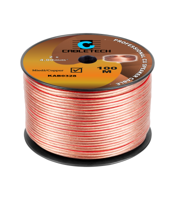Garsiakalbio kabelis KAB0328 2x4mm 100m