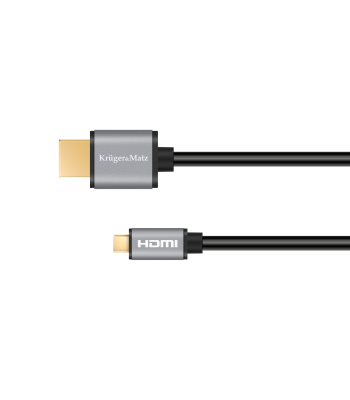 HDMI–micro HDMI kabelis Kruger&Matz Basic, 1.8 m