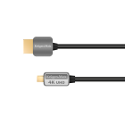 HDMI–micro HDMI kabelis Kruger&Matz, kištukas–kištukas (A–D), 1.8m