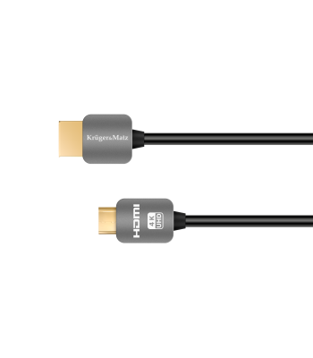 HDMI–mini HDMI kabelis, kištukas–kištukas (A–C), Kruger&Matz, 1.8m