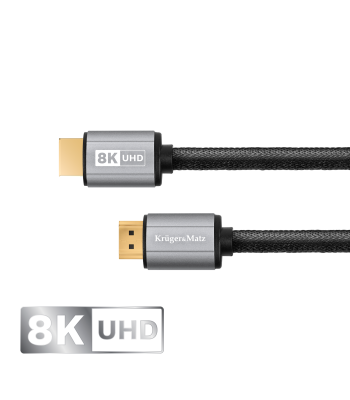 HDMI–HDMI kabelis Kruger&Matz 2.1 8K 1,8 m