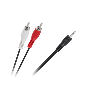 Jungiamasis kabelis JACK 3,5 mm – 2 x RCA, 3m