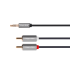 Garso kabelis jack 3,5 mm–2 RCA Kruger&Matz Basic 10 m