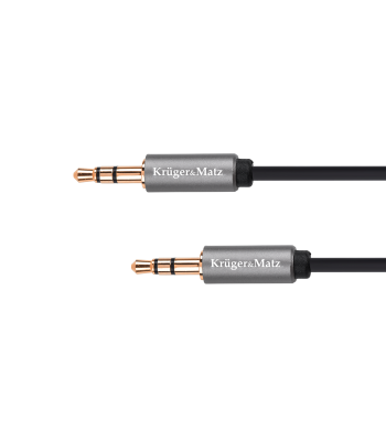 Stereo garso kabelis su 3,5 mm jack kištukais 1.8m Kruger&Matz Basic