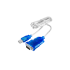 USB 2.0–RS232 kabelio keitiklis (DB9M)