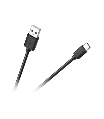USB A–USB C jungiamasis kabelis, 3 Amp, 1 m