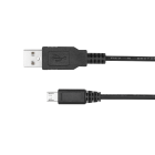 USB–micro USB jungiamasis kabelis, skirtas DRIVE 4, DRIVE 4S ir DRIVE 5, ilgas kištukas, 100 cm