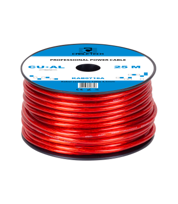 Automobilinis kabelis Cabletech CU+AL 12Ga OD4.5mm 25m