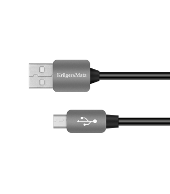 USB–micro USB kabelis, Kruger&Matz, 1.8m
