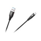 USB–micro USB kabelis Rebel, juodas, 200 cm