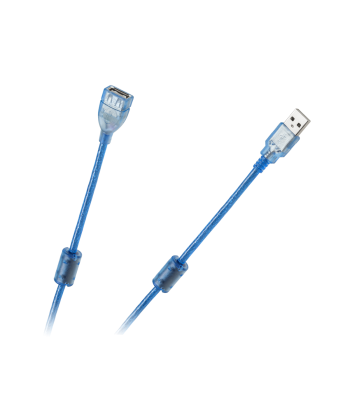 USB 2.0 A–A ekranuotas ilginamasis kabelis su feritiniu filtru 5m